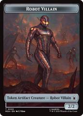 Soldier // Robot Villain Double-Sided Token [Marvel Super Heroes Tokens] | Gamers Paradise