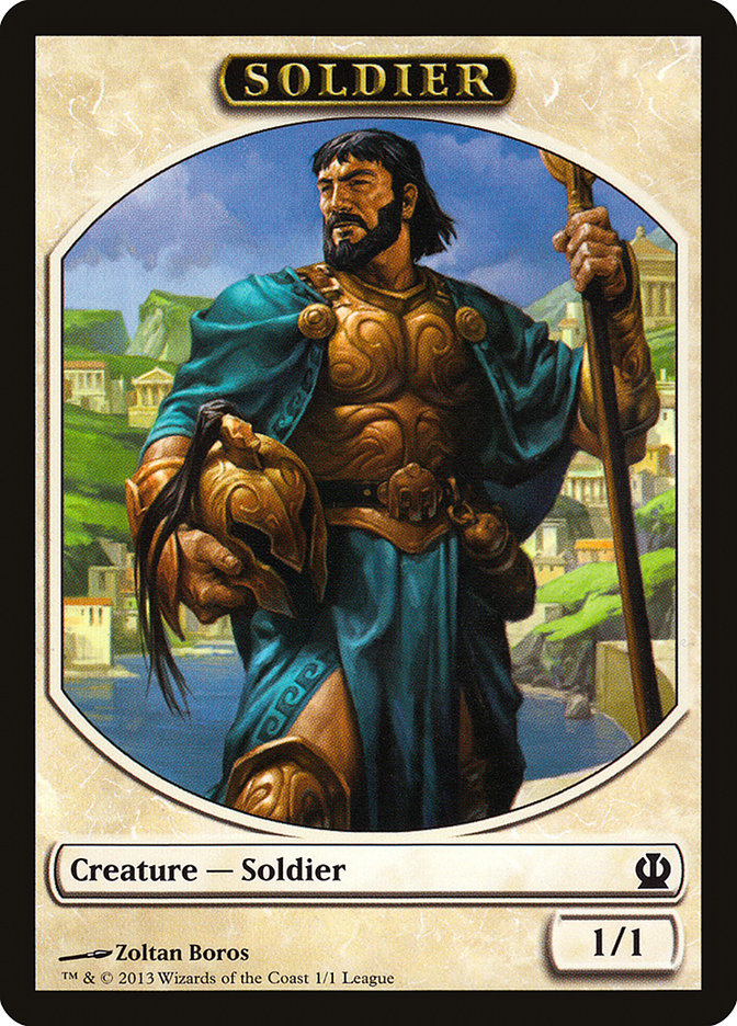 Soldier Token (Zoltan Boros) [League Tokens 2013] | Gamers Paradise