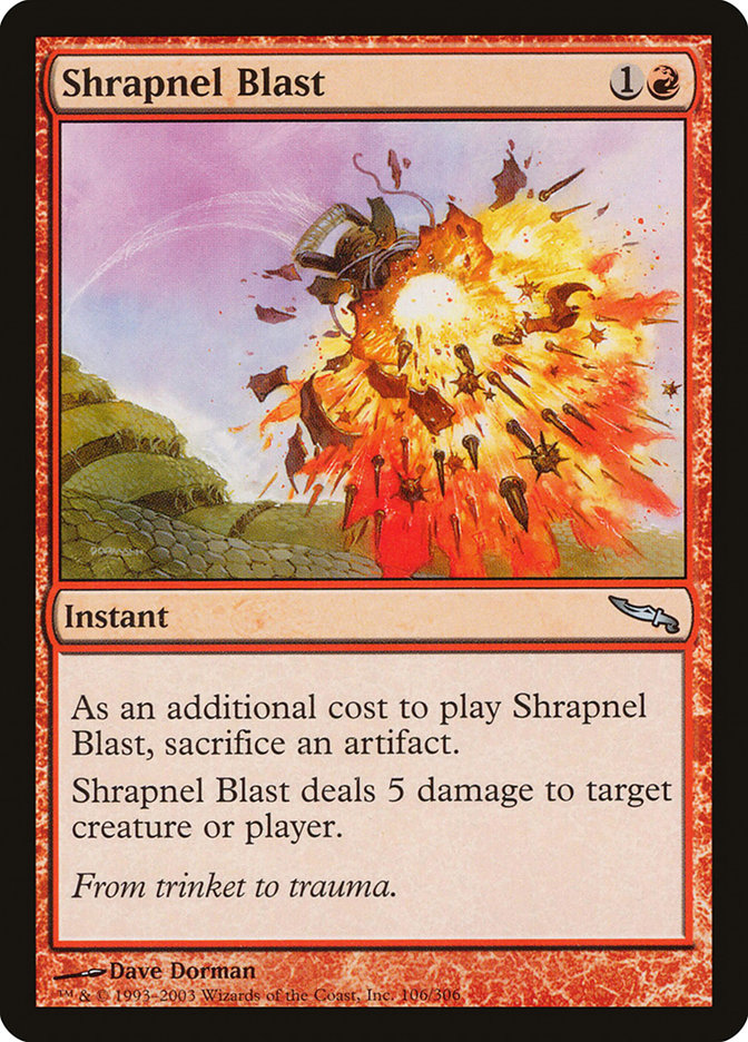 Shrapnel Blast [Mirrodin] | Gamers Paradise