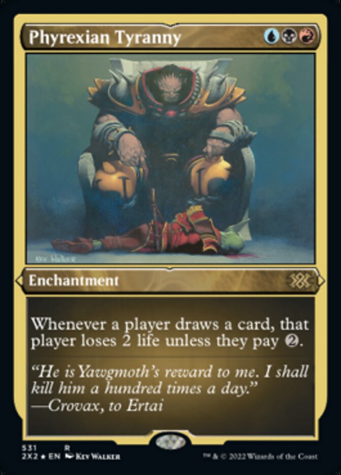 Phyrexian Tyranny (Foil Etched) [Double Masters 2022] | Gamers Paradise