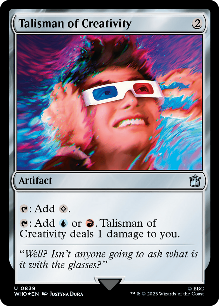 Talisman of Creativity (Surge Foil) [Doctor Who] | Gamers Paradise