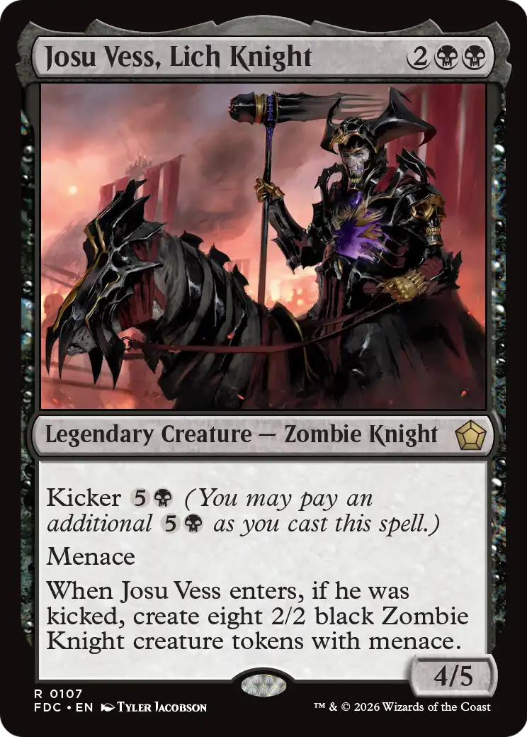 Josu Vess, Lich Knight [Foundations Commander] | Gamers Paradise