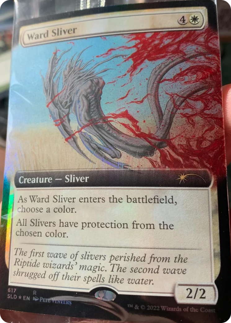 Ward Sliver (Extended Art) [Secret Lair Drop Promos] | Gamers Paradise