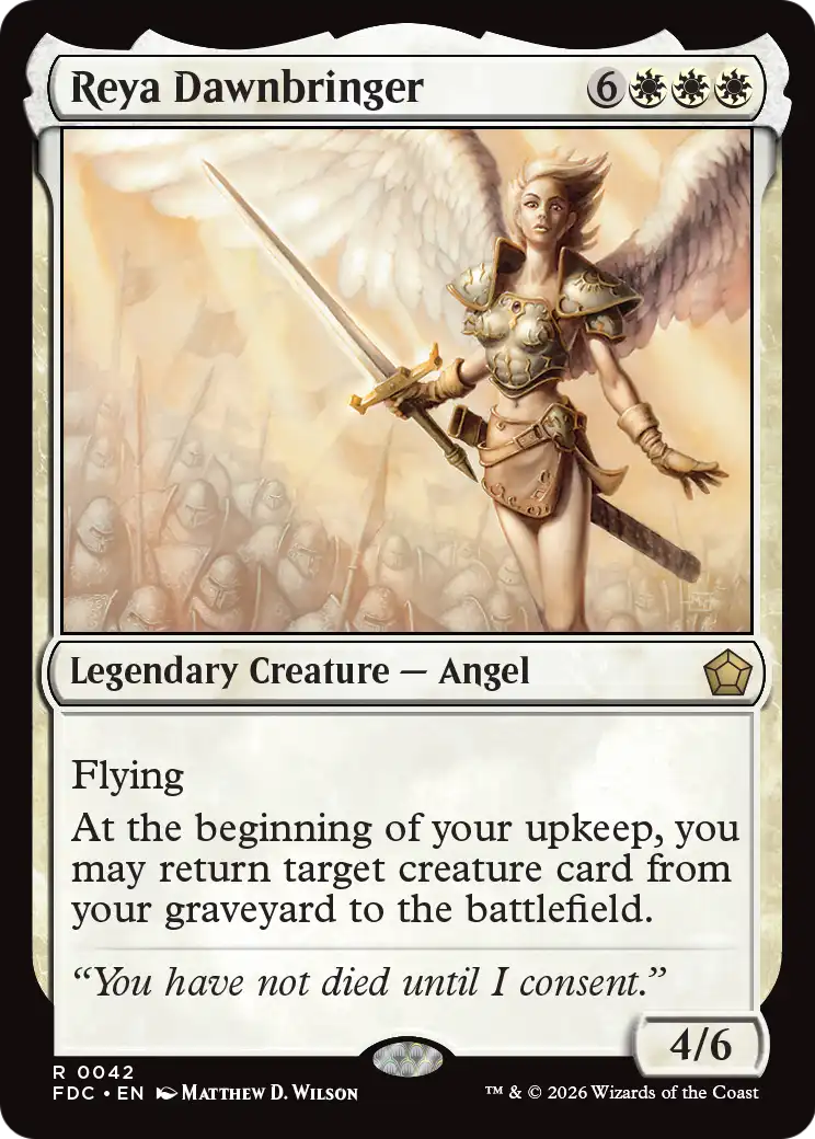 Reya Dawnbringer [Foundations Commander] | Gamers Paradise