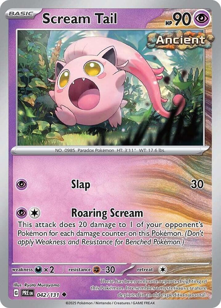 Scream Tail (042/131) [Scarlet & Violet: Prismatic Evolutions] | Gamers Paradise