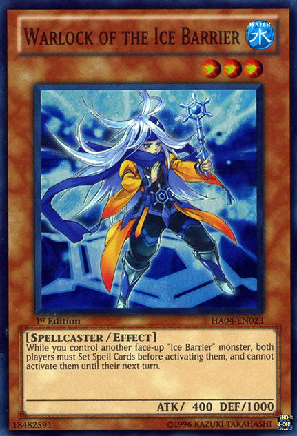 Warlock of the Ice Barrier [HA04-EN023] Super Rare | Gamers Paradise