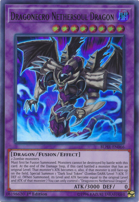 Dragonecro Nethersoul Dragon [BLHR-EN066] Ultra Rare | Gamers Paradise