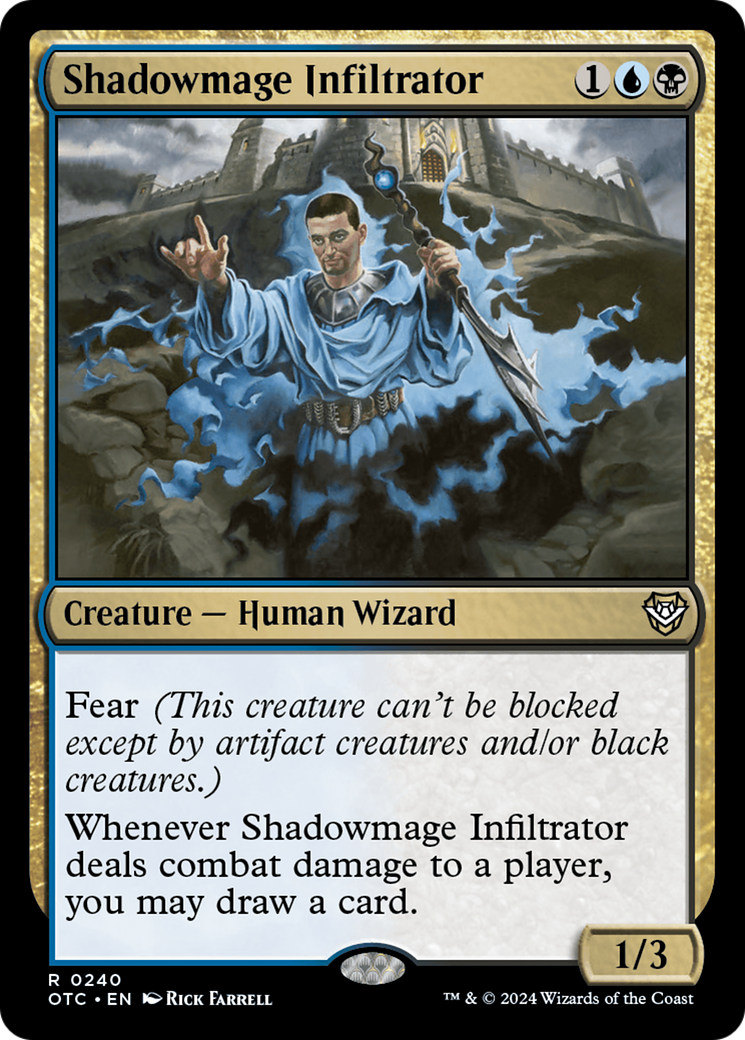 Shadowmage Infiltrator [Outlaws of Thunder Junction Commander] | Gamers Paradise