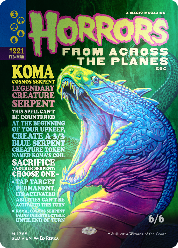 Koma, Cosmos Serpent (Rainbow Foil) [Secret Lair Drop Series] | Gamers Paradise