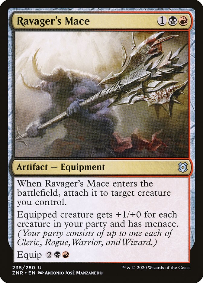Ravager's Mace [Zendikar Rising] | Gamers Paradise