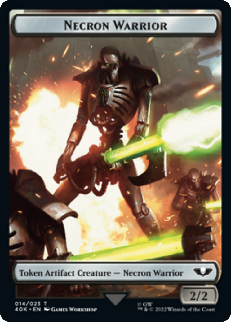 Necron Warrior // Insect Double-Sided Token [Warhammer 40,000 Tokens] | Gamers Paradise
