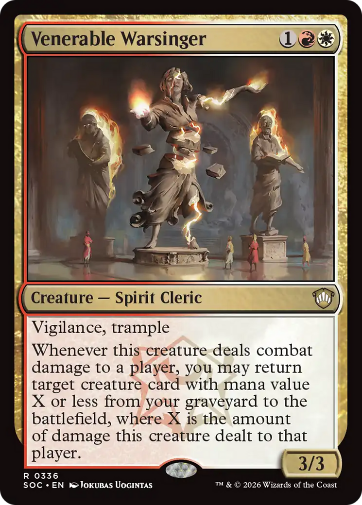 Venerable Warsinger [Secrets of Strixhaven Commander] | Gamers Paradise