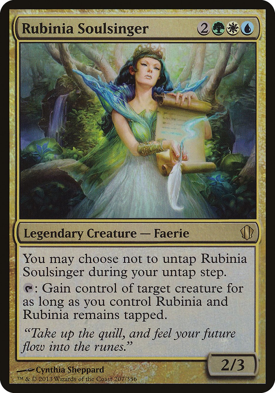 Rubinia Soulsinger (Oversized) [Commander 2013 Oversized] | Gamers Paradise