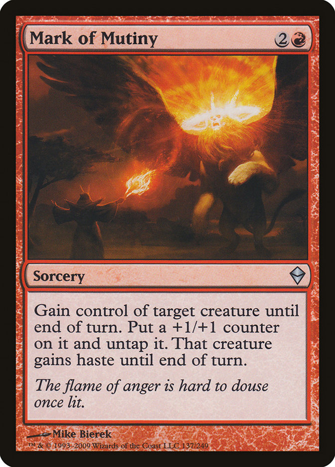 Mark of Mutiny [Zendikar] | Gamers Paradise