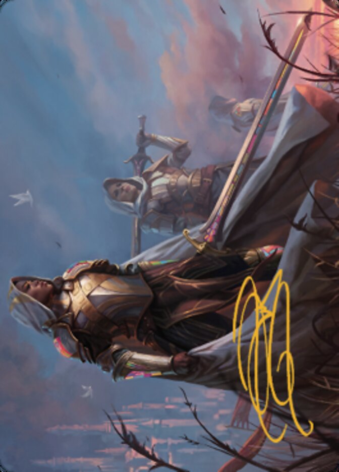 Danitha, Benalia's Hope Art Card (Gold-Stamped Signature) [Dominaria United Art Series] | Gamers Paradise