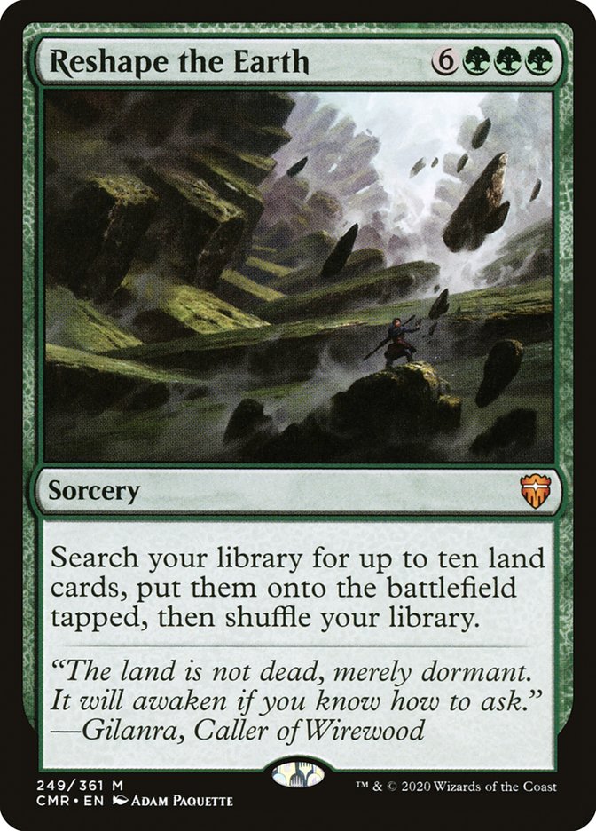 Reshape the Earth [Commander Legends] | Gamers Paradise