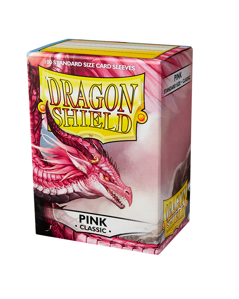 Dragon Shield: Standard 100ct Sleeves - Pink (Classic) | Gamers Paradise