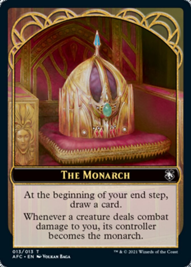 Dragon Spirit // The Monarch Double-Sided Token [Dungeons & Dragons: Adventures in the Forgotten Realms Commander Tokens] | Gamers Paradise