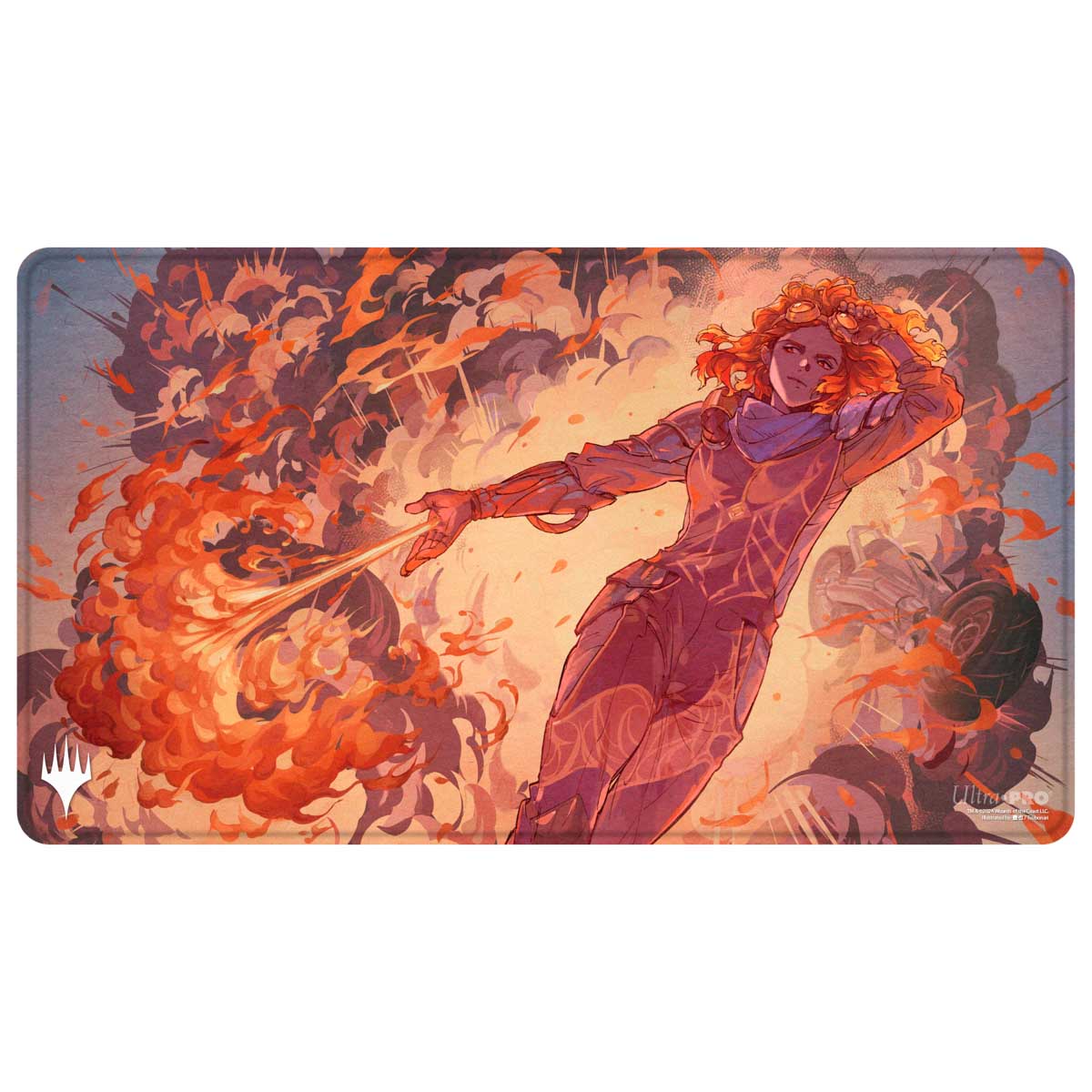 Ultra PRO: Black Stitched Playmat - Aetherdrift (Special Guest: Chandra's Ignition) | Gamers Paradise
