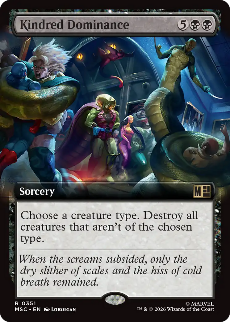 Kindred Dominance (Extended Art) [Marvel Super Heroes Commander] | Gamers Paradise
