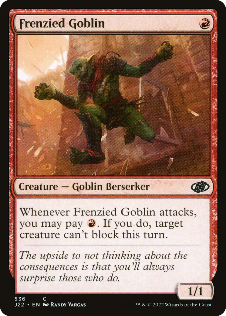 Frenzied Goblin [Jumpstart 2022] | Gamers Paradise