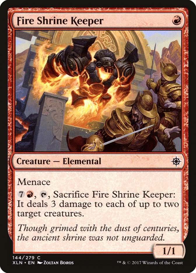 Fire Shrine Keeper [Ixalan] | Gamers Paradise