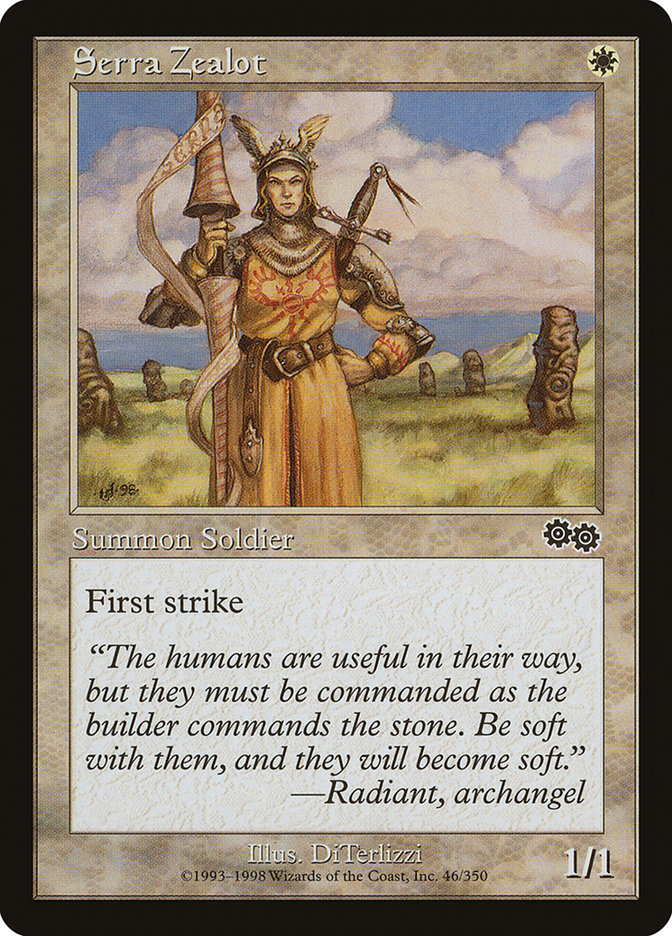 Serra Zealot [Urza's Saga] | Gamers Paradise