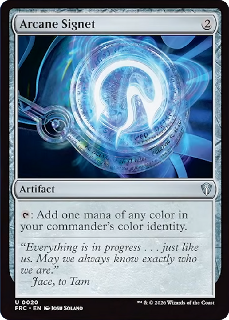 Arcane Signet [Reality Fracture Commander] | Gamers Paradise