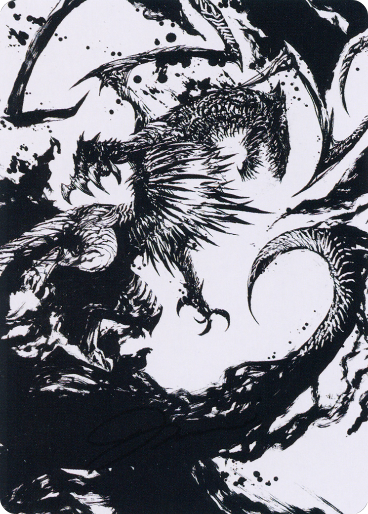 Skithiryx, the Blight Dragon Art Card [March of the Machine Art Series] | Gamers Paradise