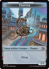 Thopter (0009) // Treasure Double-Sided Token [Aetherdrift Tokens] | Gamers Paradise