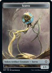 Myr // Servo Double-Sided Token [The Brothers' War Commander Tokens] | Gamers Paradise