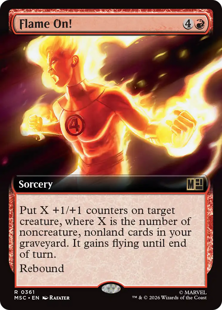 Flame On! (Extended Art) [Marvel Super Heroes Commander] | Gamers Paradise