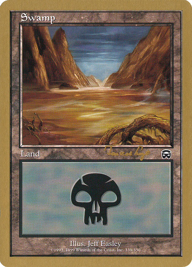Swamp (tvdl339a) (Tom van de Logt) [World Championship Decks 2001] | Gamers Paradise