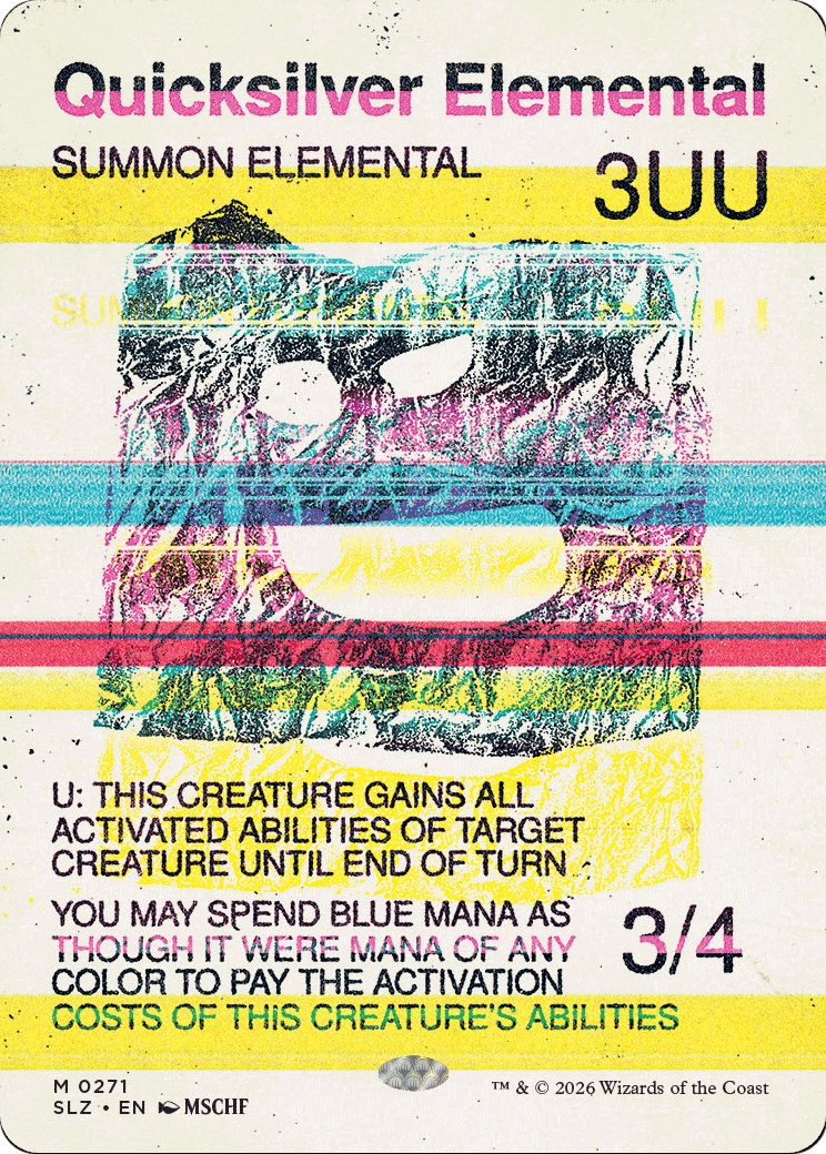 Quicksilver Elemental (0271) [Secret Lair x MSCHF: The Zeta Set] | Gamers Paradise