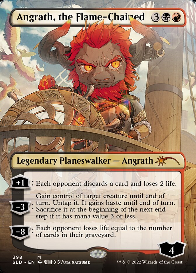 Angrath, the Flame-Chained (Borderless) [Secret Lair Drop Series] | Gamers Paradise