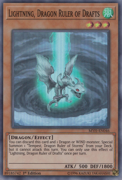 Lightning, Dragon Ruler of Drafts [MYFI-EN046] Super Rare | Gamers Paradise