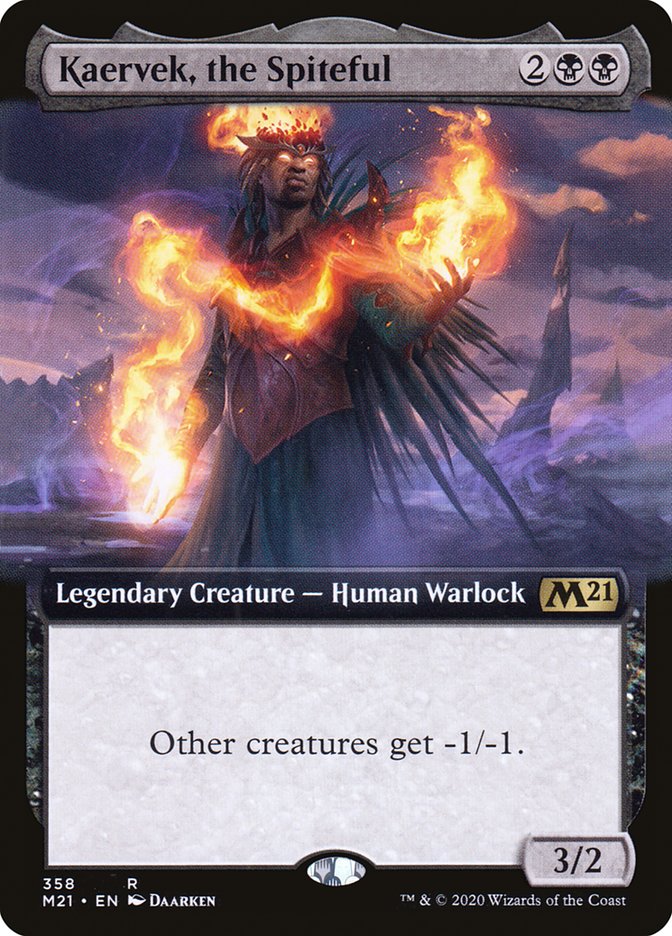 Kaervek, the Spiteful (Extended Art) [Core Set 2021] | Gamers Paradise