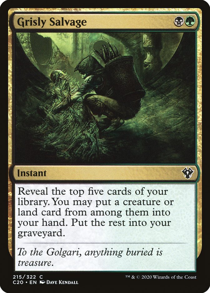 Grisly Salvage [Commander 2020] | Gamers Paradise