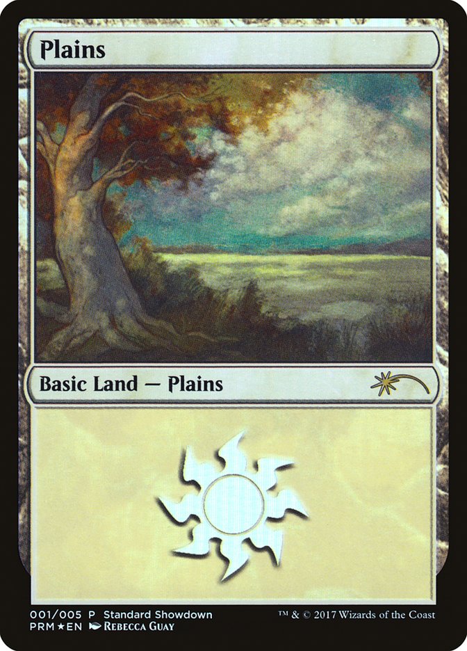 Plains (Rebecca Guay) [Standard Showdown Promos] | Gamers Paradise