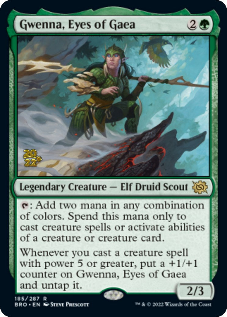 Gwenna, Eyes of Gaea [The Brothers' War Prerelease Promos] | Gamers Paradise
