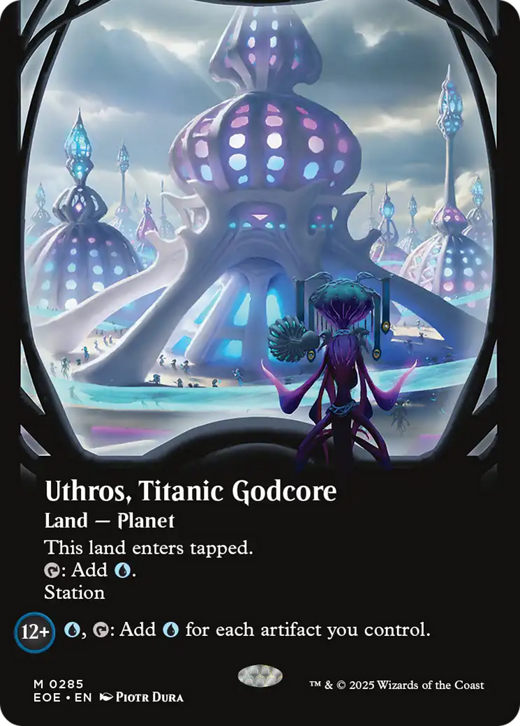 Uthros, Titanic Godcore (Borderless) [Edge of Eternities] | Gamers Paradise