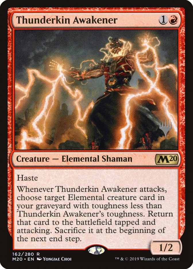 Thunderkin Awakener (Promo Pack) [Core Set 2020 Promos] | Gamers Paradise