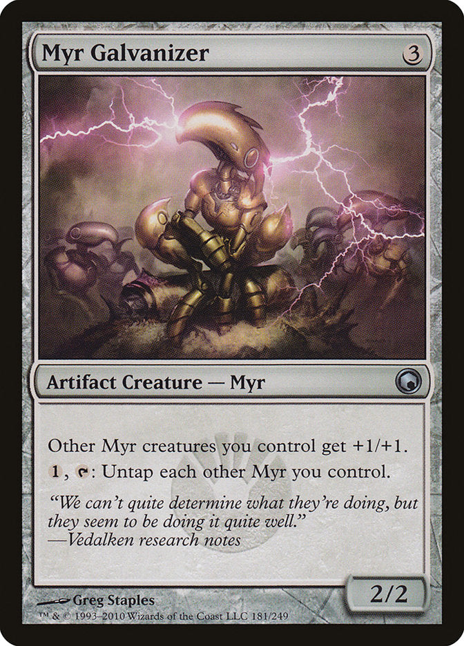 Myr Galvanizer [Scars of Mirrodin] | Gamers Paradise