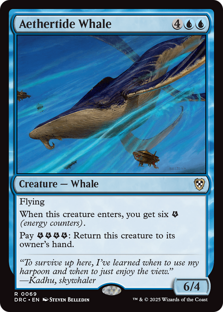 Aethertide Whale [Aetherdrift Commander] | Gamers Paradise