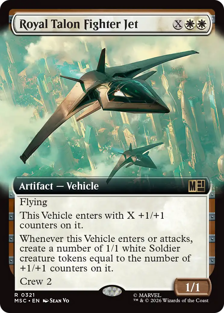 Royal Talon Fighter Jet (Extended Art) [Marvel Super Heroes Commander] | Gamers Paradise