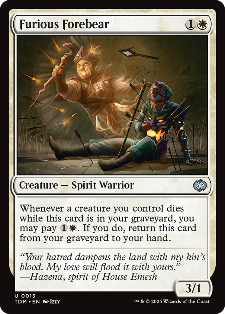 Furious Forebear [Tarkir: Dragonstorm] | Gamers Paradise