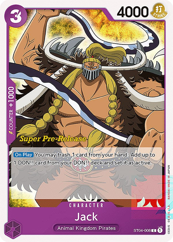 Jack [Super Pre-Release Starter Deck: Animal Kingdom Pirates] | Gamers Paradise