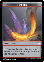 Feather // Servo Double-Sided Token [March of the Machine Commander Tokens] | Gamers Paradise