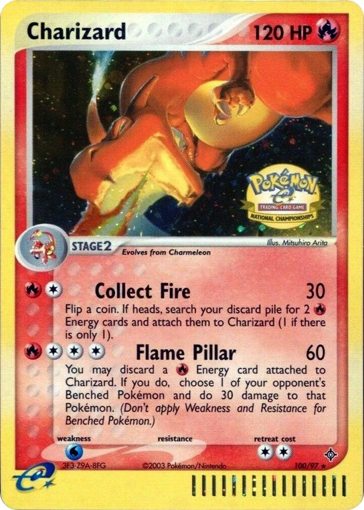 Charizard (100/097) (National Championships) [League & Championship Cards] | Gamers Paradise