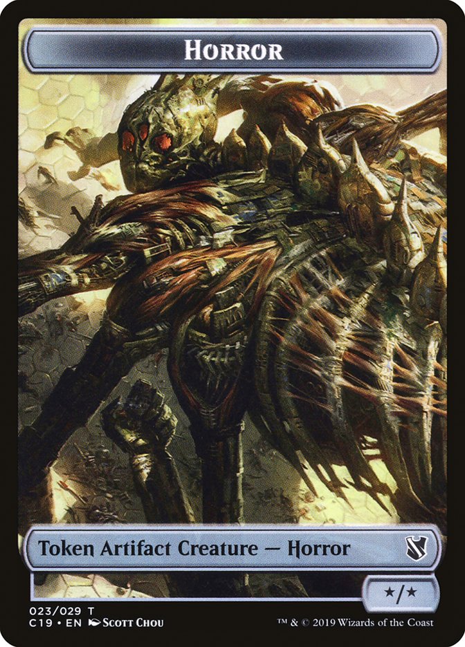 Horror Token [Commander 2019 Tokens] | Gamers Paradise